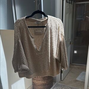 Carly Jean cropped beach sweater